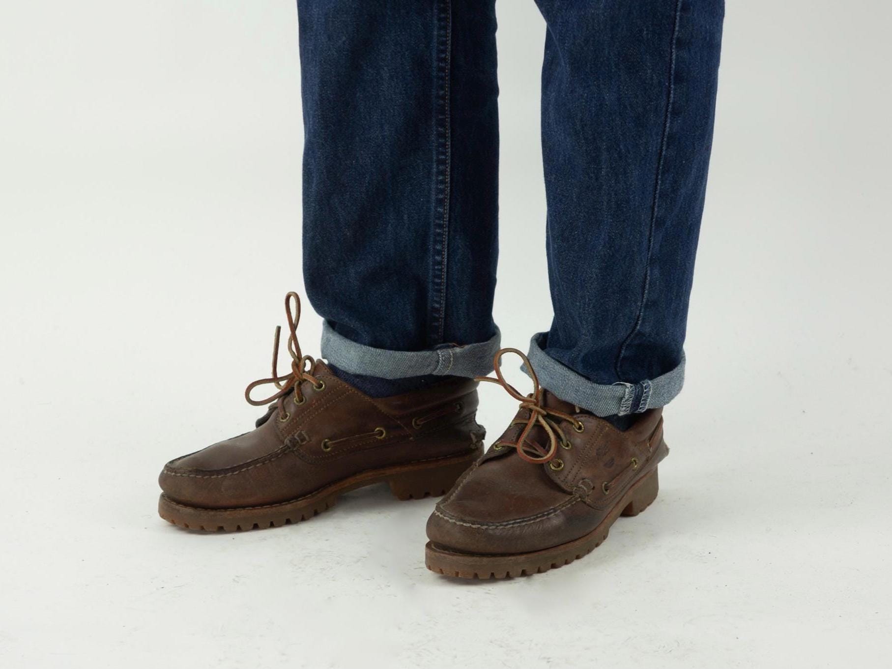 vintage TIMBERLAND 3EYE CLASSIC LUG モカシン Timberland Authentic 3 Eye Lug Classic Boat Shoe Brown Size