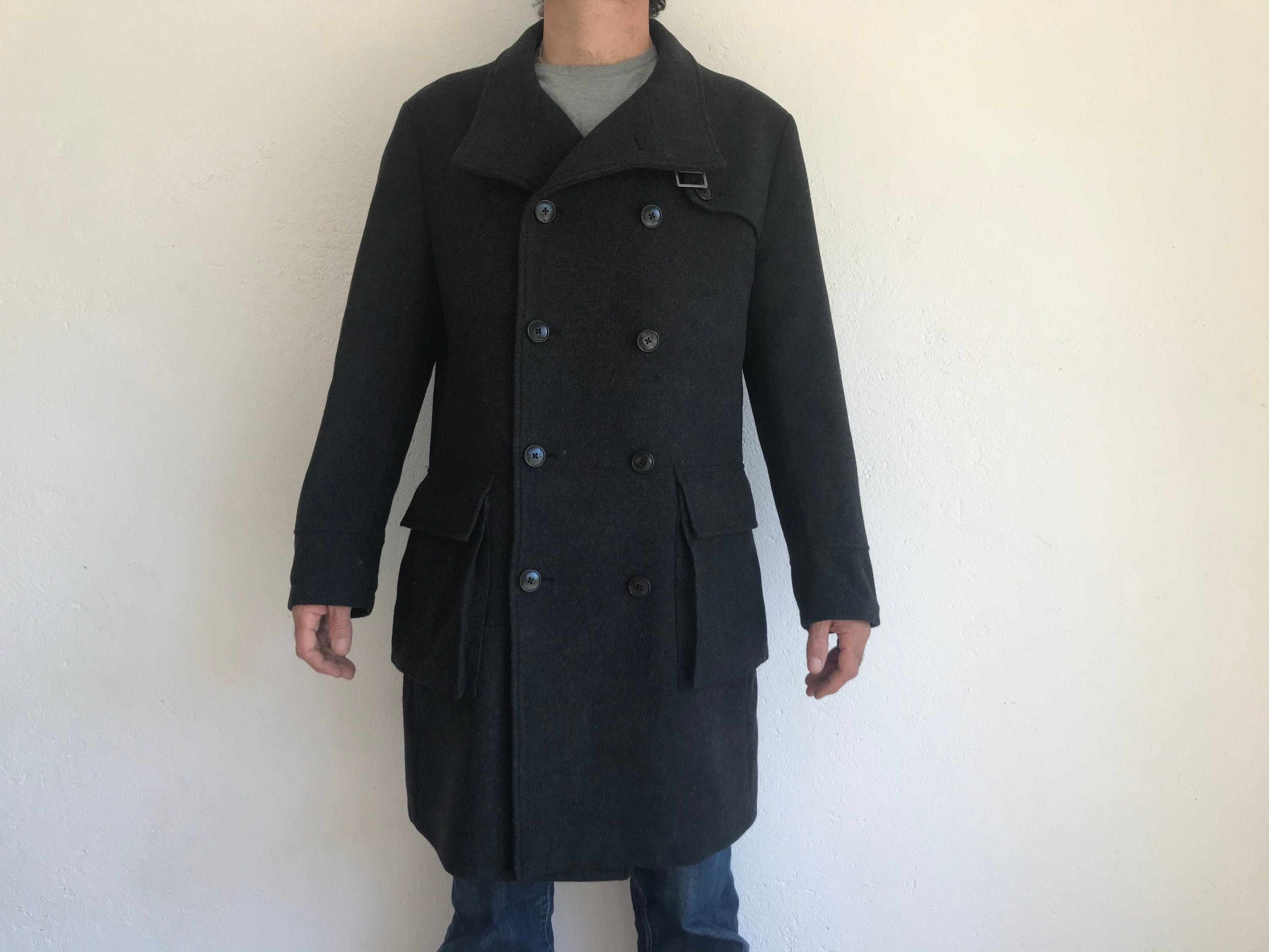 Thierry Mugler Vintage Wool Coat 1990s 