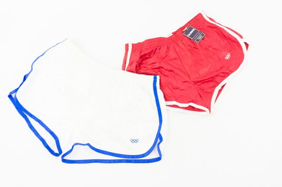 Vintage Olympic Athletic Shorts 1970s | Retro Sport Shorts | Roller Disco | Spain