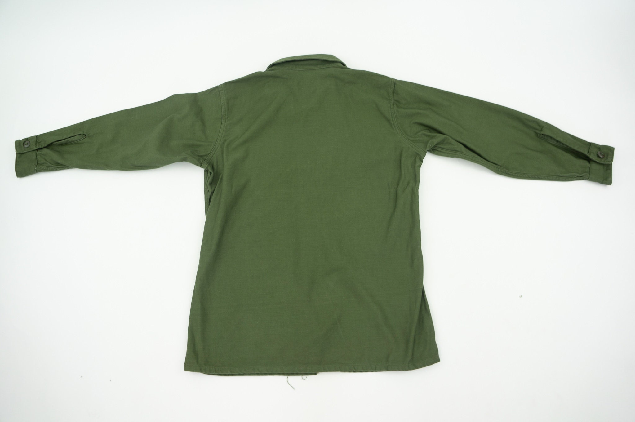 Vintage OG 107 U.S. Army Shirt 1970s | Military Sateen Fatigue