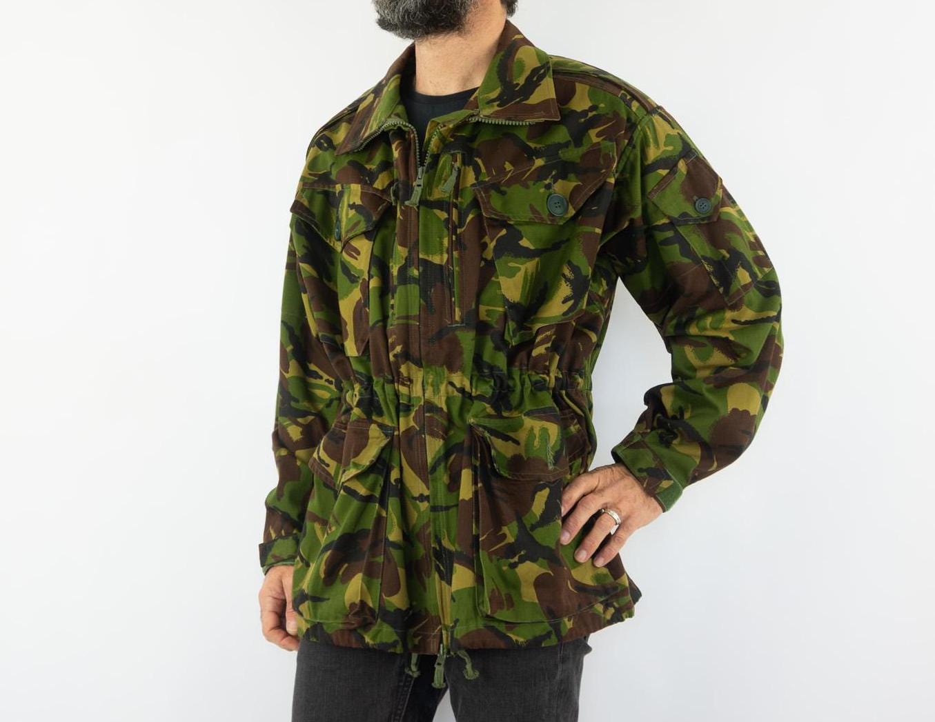 Vintage British Army DPM Camo Field Jacket 1990s | Combat Smock