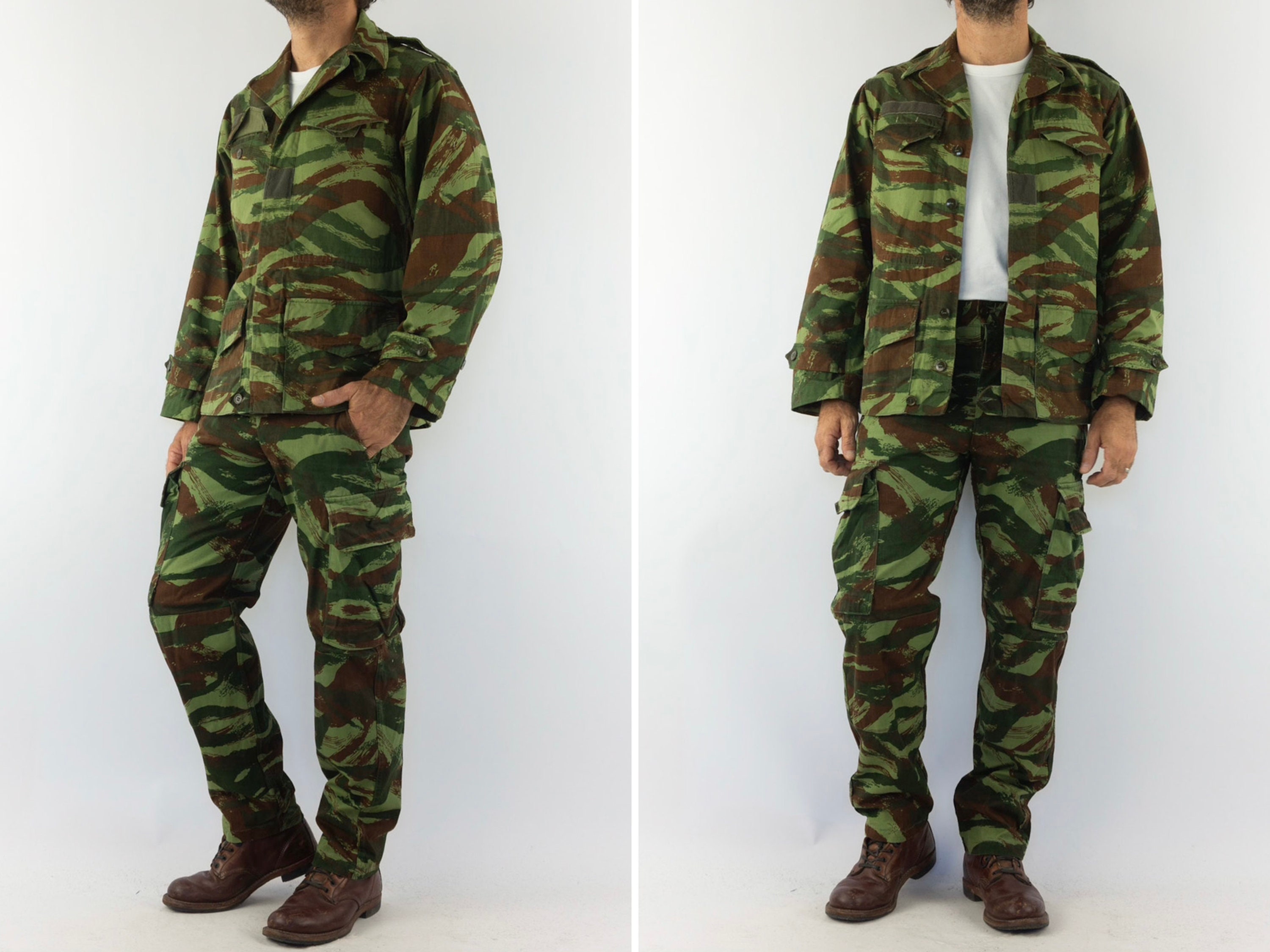 Vintage M47 Camo Lizard Set | 1970s | French Army Combat Vintage M47 Camo Lizard Set | 1970s | French Army Combat