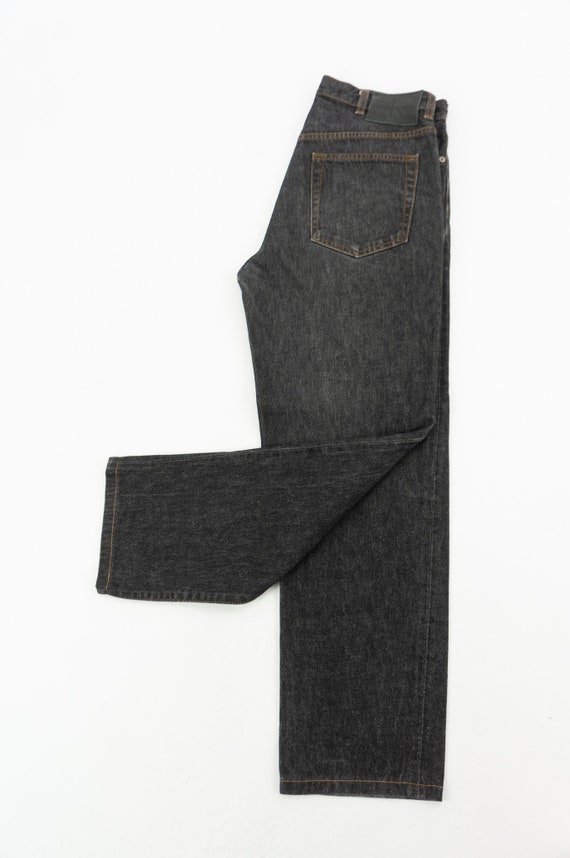 Buy Vintage Calvin Klein Jeans 1980s | Black High Waist Tapered