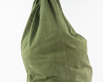 Vintage US Army Barracks Bag WW2 1940s | HBT Olive Green OG107