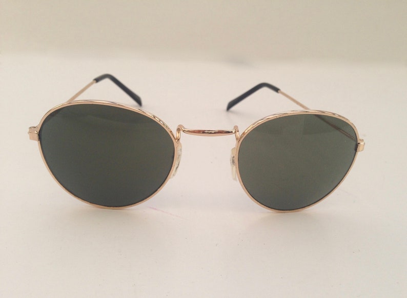Aviator Glasses Vintage 1970s Sunglasses Gold Frame | Etsy