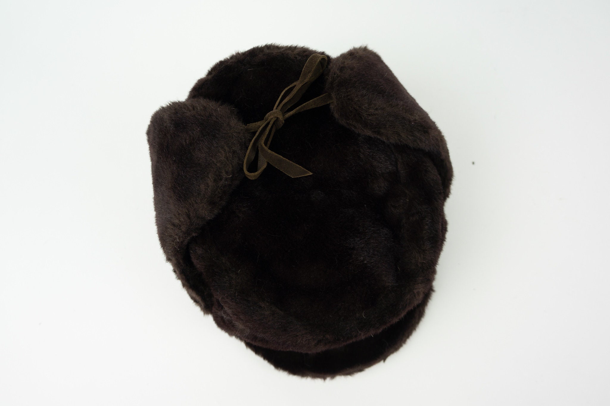 Emillio Pucci  Fur lined Trapper ear flap hat Supreme Shearling Lined Earflap Cap Black - FW25 - US main image 3