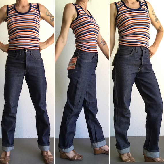 パンツ 1960s French vintage summer trousers Vintage French White Cotton Naval Trousers - 1950s 60s Fall