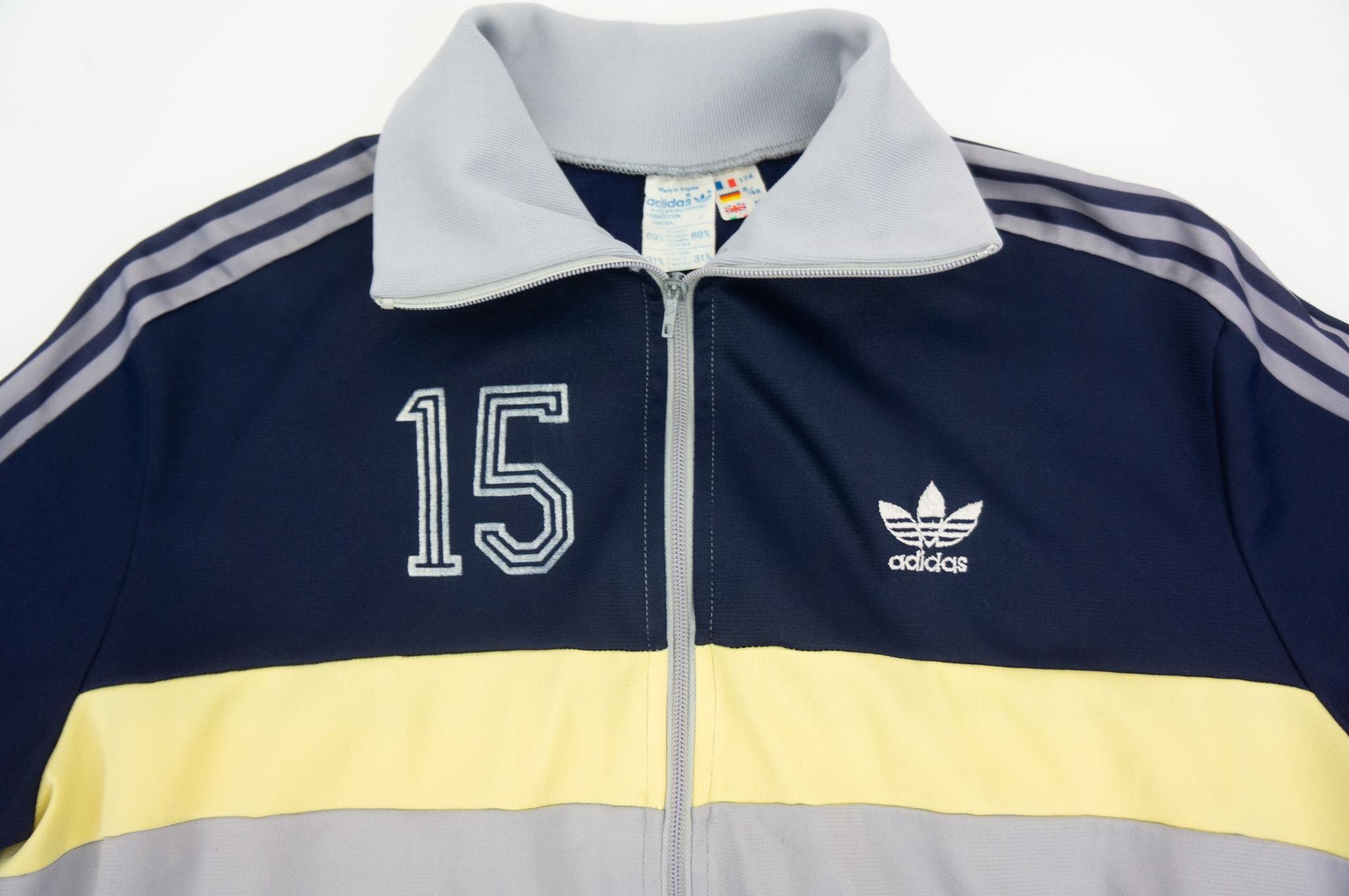 Vintage Adidas Ventex Track Jacket 1980s | 3 Stripes, Trefoil Logo