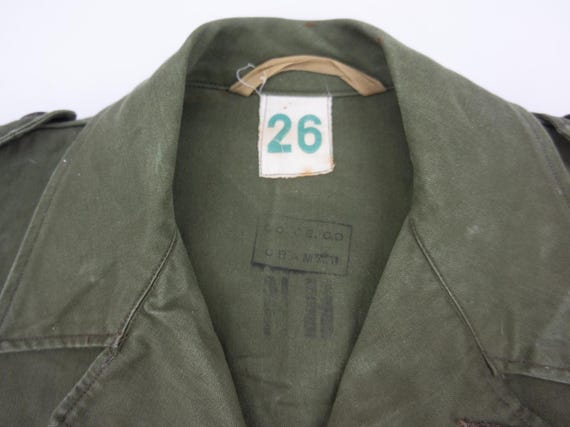 Vintage French Army Field Jacket 1960s | M47 Combat, Khaki HBT