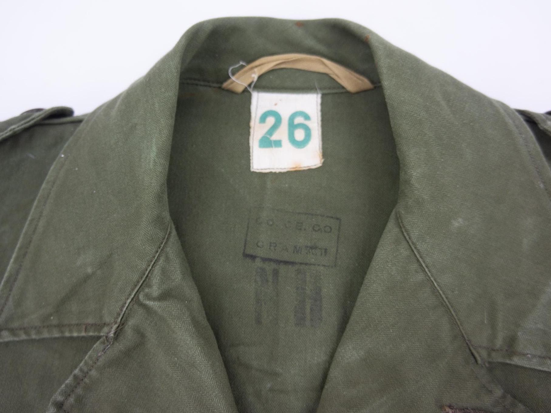 Vintage French Army Field Jacket 1960s | M47 Combat, Khaki HBT