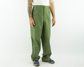 Vintage US Army OG-107 Pants 1970s | Fatigue Trousers Type 1 Class