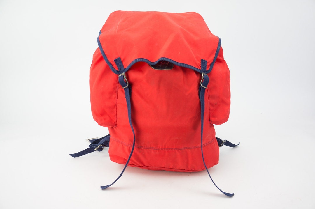 Racer | Vintage 1980s Hiking Backpack | Walter Cecchinel Design | Red ...