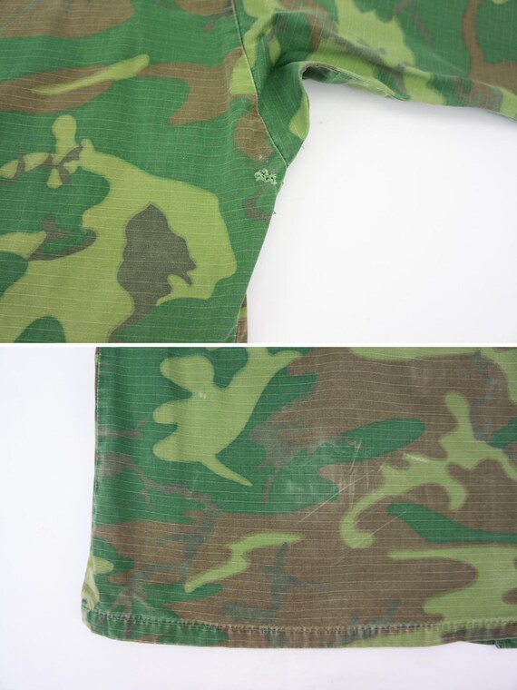 Vintage U.S. Army Tropical Combat Jacket 1960s | Camo Ripstop
