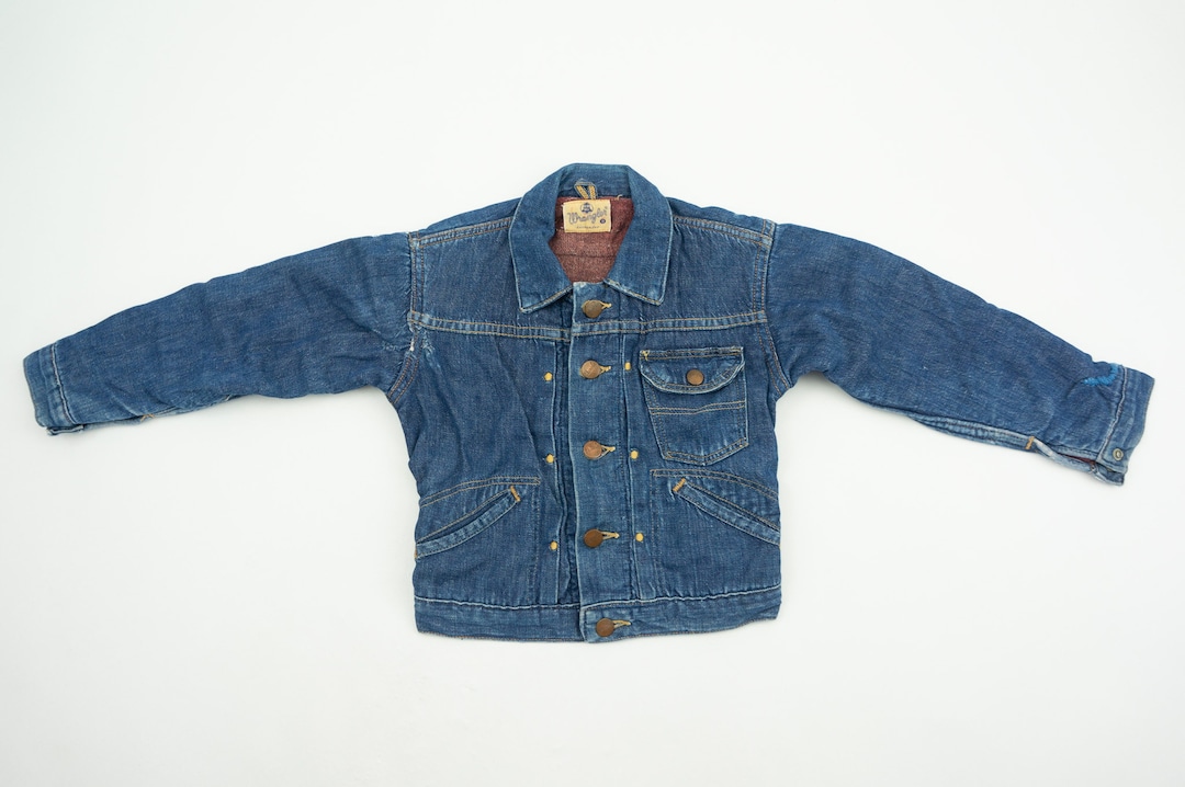 Wrangler | Vintage Selvedge Denim Jacket | Wool Lining