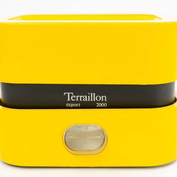 Marco Zanusso and Richard Sapper | Vintage Terraillon Scale | 1970's | Pop Kitchen Scale | Yellow and Black Plastic | Made in France