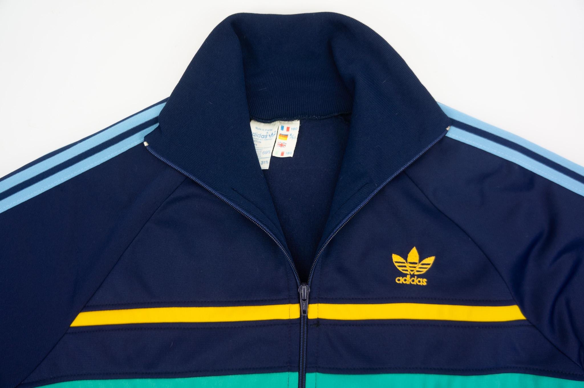 Adidas Vintage Track Jacket 1980s | Blue Ventex Tracksuit | 3