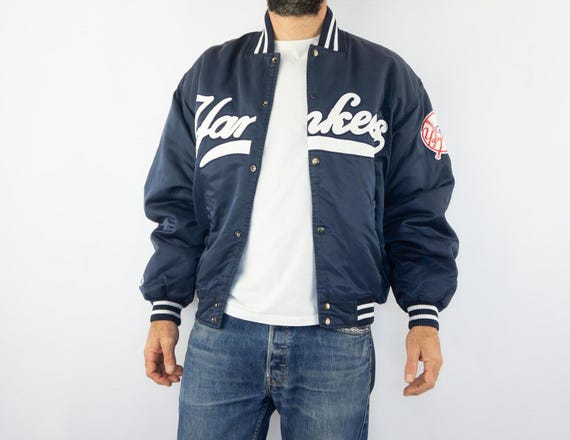 New York Yankees Vintage Baseball Jacket 1990s | Majestic, Blue