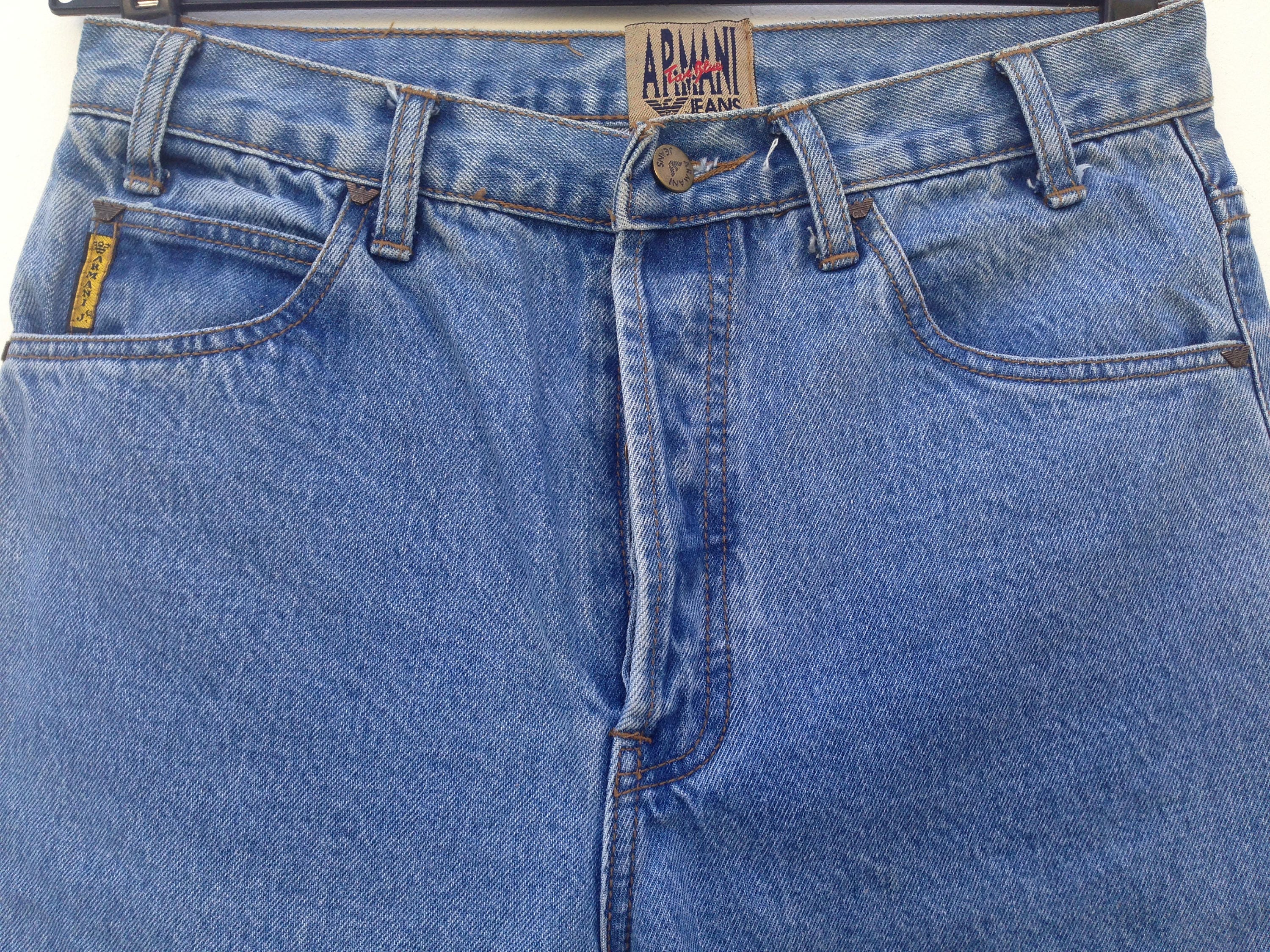 Armani Jeans | Vintage Jeans | 1990s | Tapered Denim Jeans Armani Jeans | Vintage Jeans | 1990s | Tapered Denim Jeans