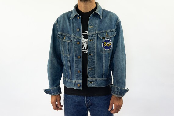 lee raw denim jacket