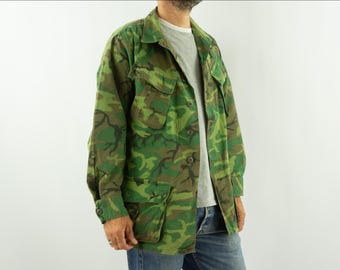 Vintage US Army ERDL Camo Jungle Jacket, Vietnam War Era - Etsy Canada