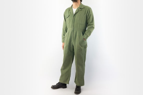 Blue Bell | Vintage 1950s HBT Work Jumpsuit | Sanforized