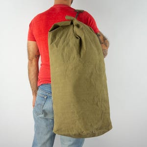 40s 50s French Army Parachute Bag