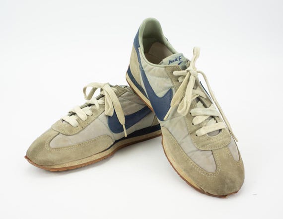 Nike | Vintage 1980s Oceania Sneakers | Blue Grey | Nylon