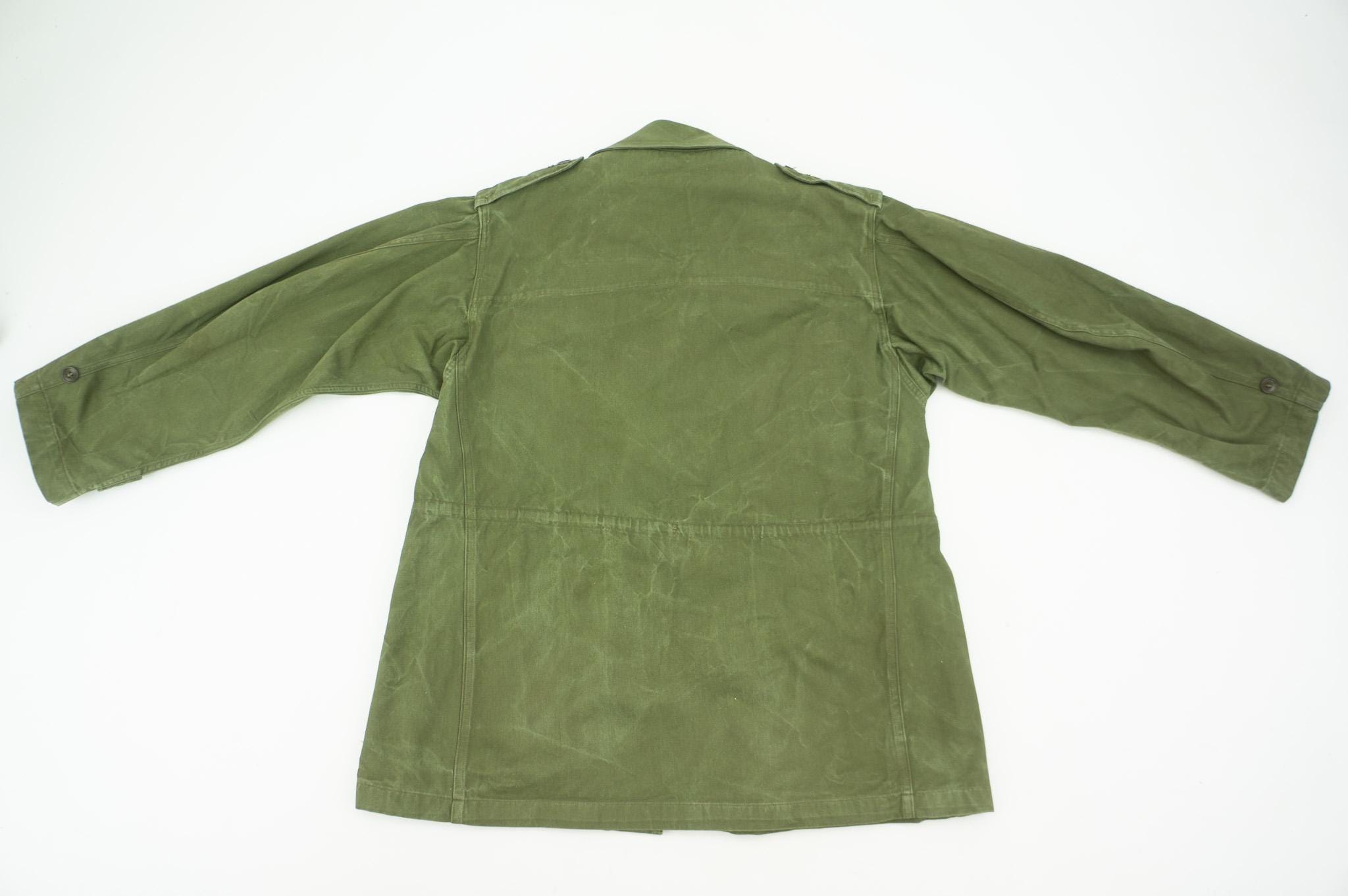 Vintage French Army Field Jacket 1960s | M47 Combat, Khaki HBT 