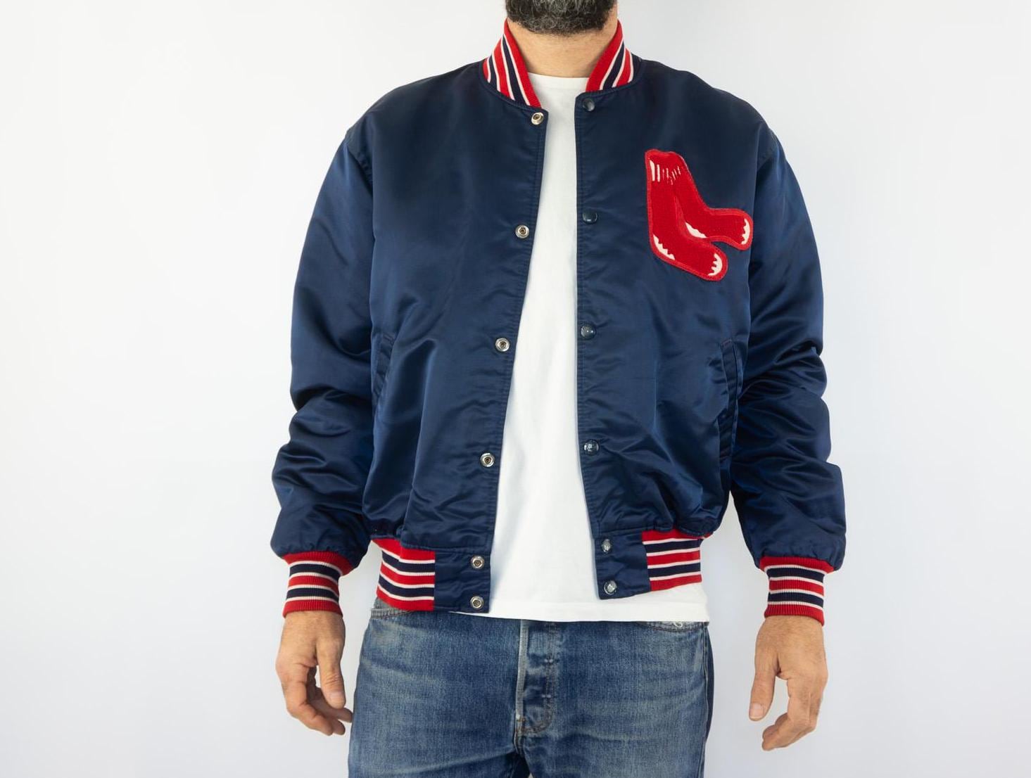 90s STARTER/RED SOX スタジャン　made in USA Vintage Red Sox Starter Jacket | Grailed