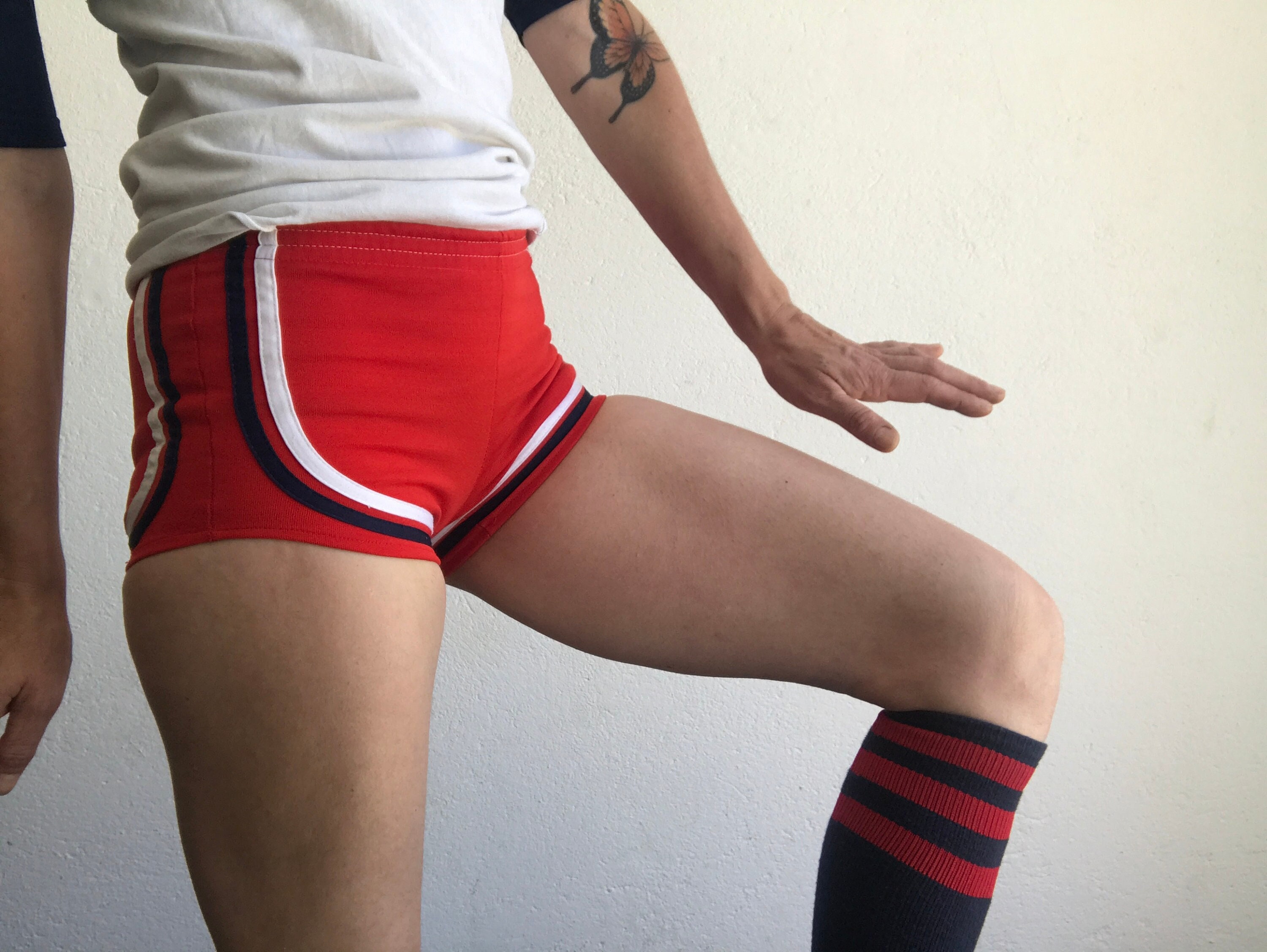 Vintage Athletic Shorts 1970s Retro 