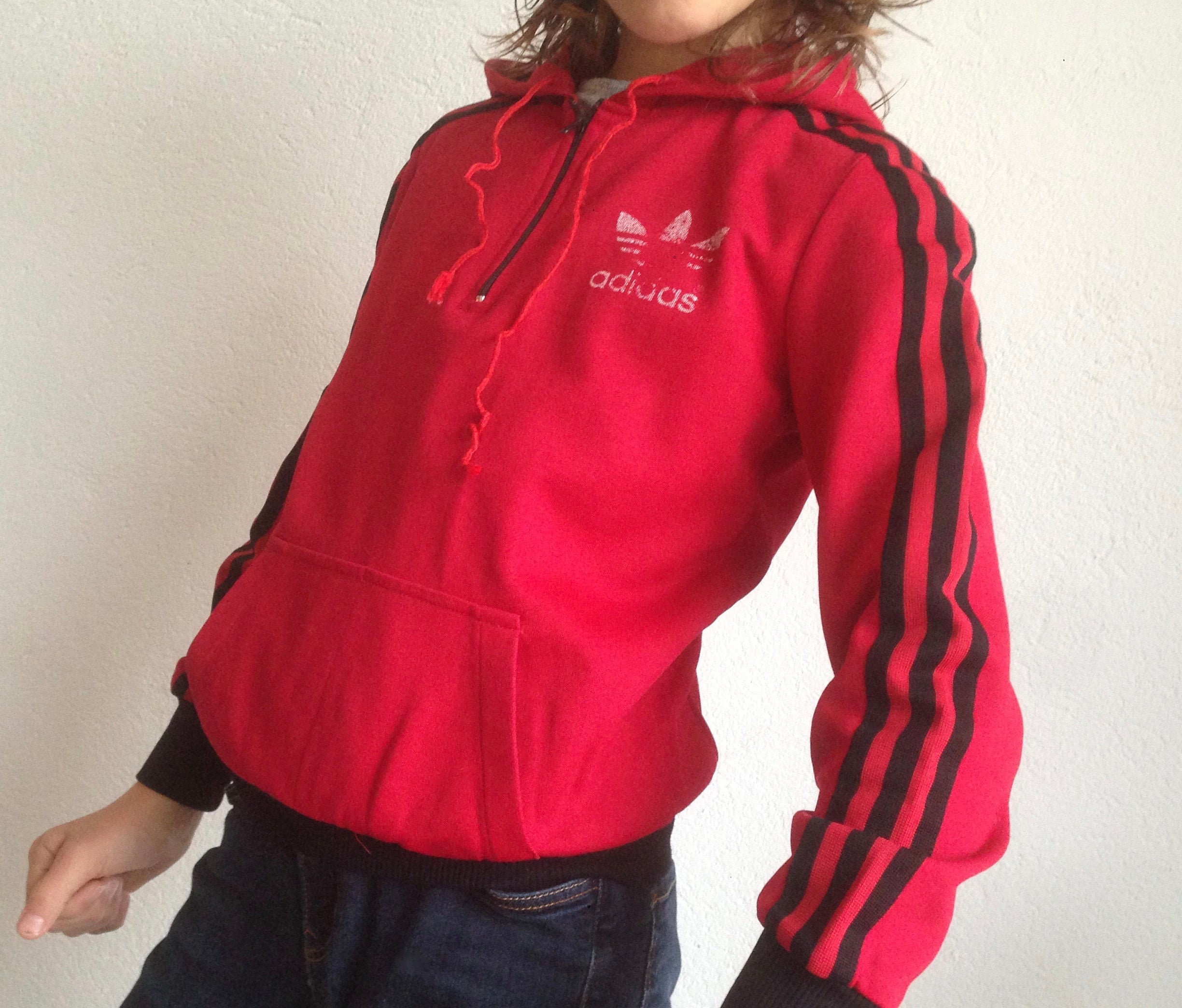 90s Adidas Hoodie – The Red Berry Club