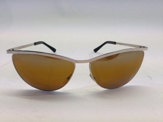 Solar | Vintage Sunglasses | 1980s | Unisex Silve… - image 1