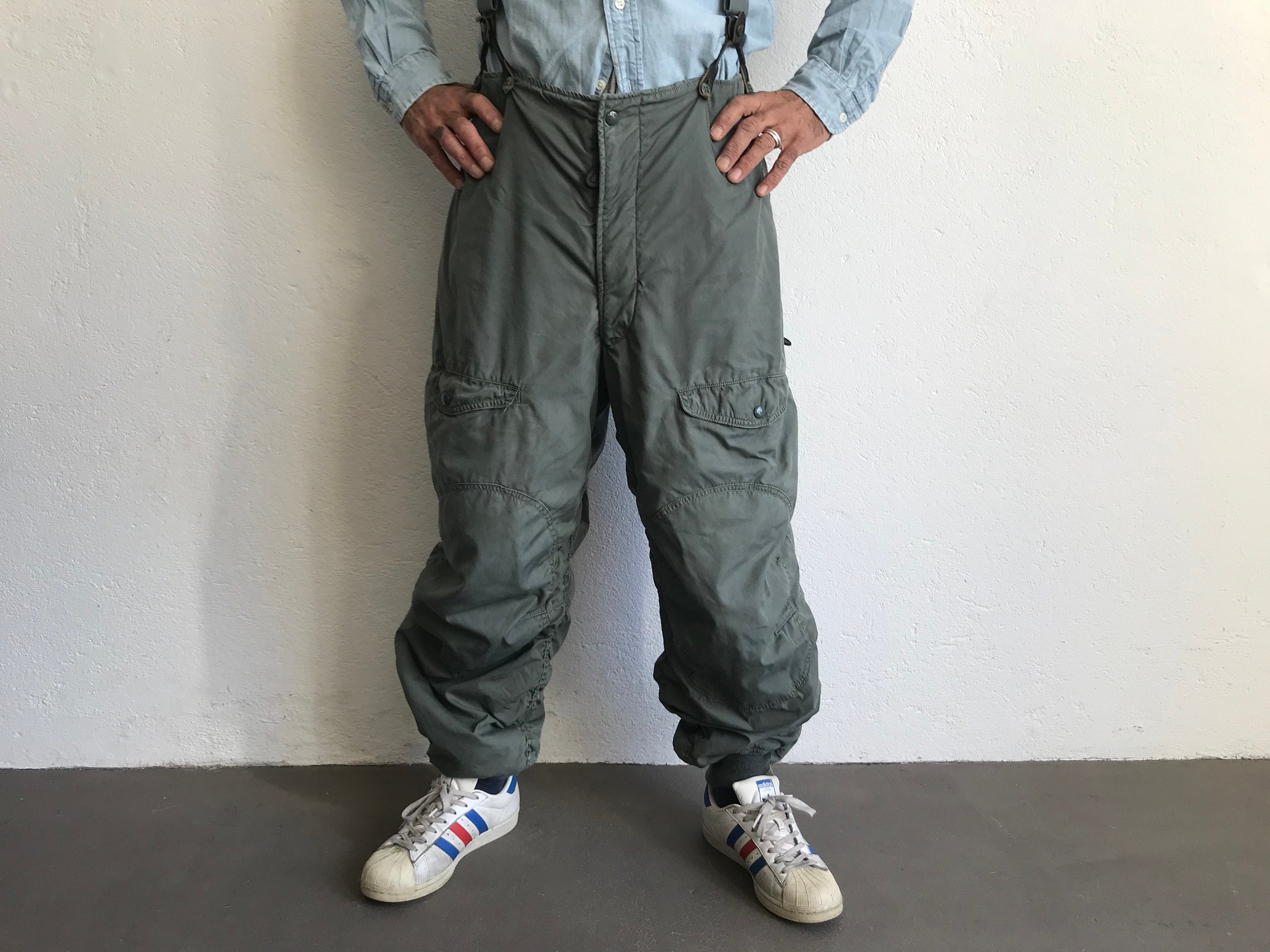 空軍希少 70s USmilitary F-1B flight pants - ワークパンツ/カーゴパンツ