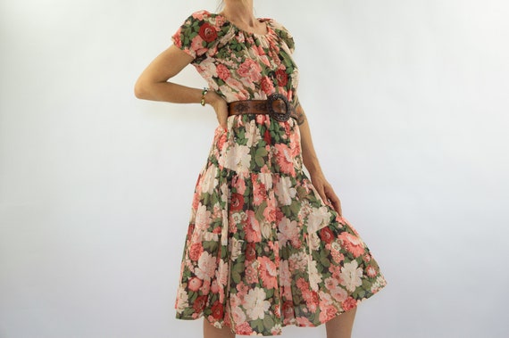 Floral Vintage Dress | 1970s | Romantic Summer Dr… - image 4