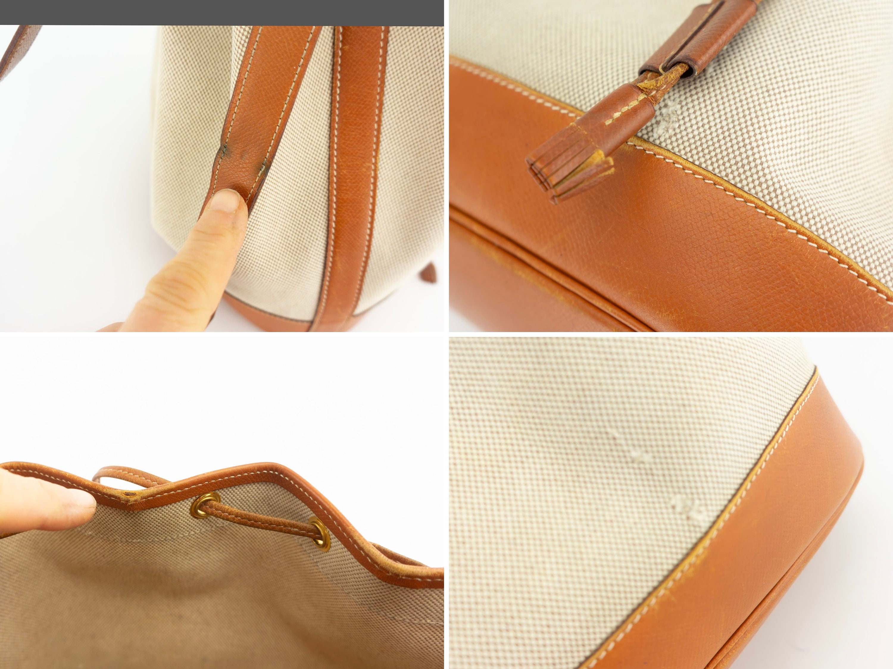 Hermes - Market | Vintage Shoulder Bag | 1980s | Beige Hermes - Market | Vintage Shoulder Bag | 1980s | Beige