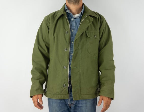 ★70s★us navy★vintage A2deck jacket Vintage A-2 Deck Jacket 1970s | US Navy Vietnam War Military