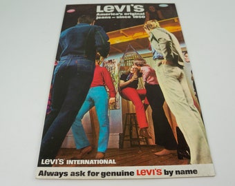 Levi Strauss Vintage Advertising Banner 1970s | Levi's Display