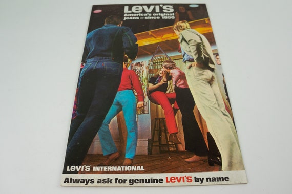 Levi Strauss | Vintage Advertising Poster | 1960s | Levi's Levi Strauss | Vintage Advertising Poster | 1960s | Levi's