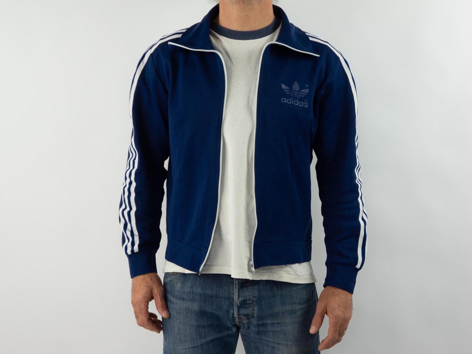 トップス adidas track jacket 70s 80s Adidas Jacket Vintage Retro Tracksuit Top Holland 70s Track