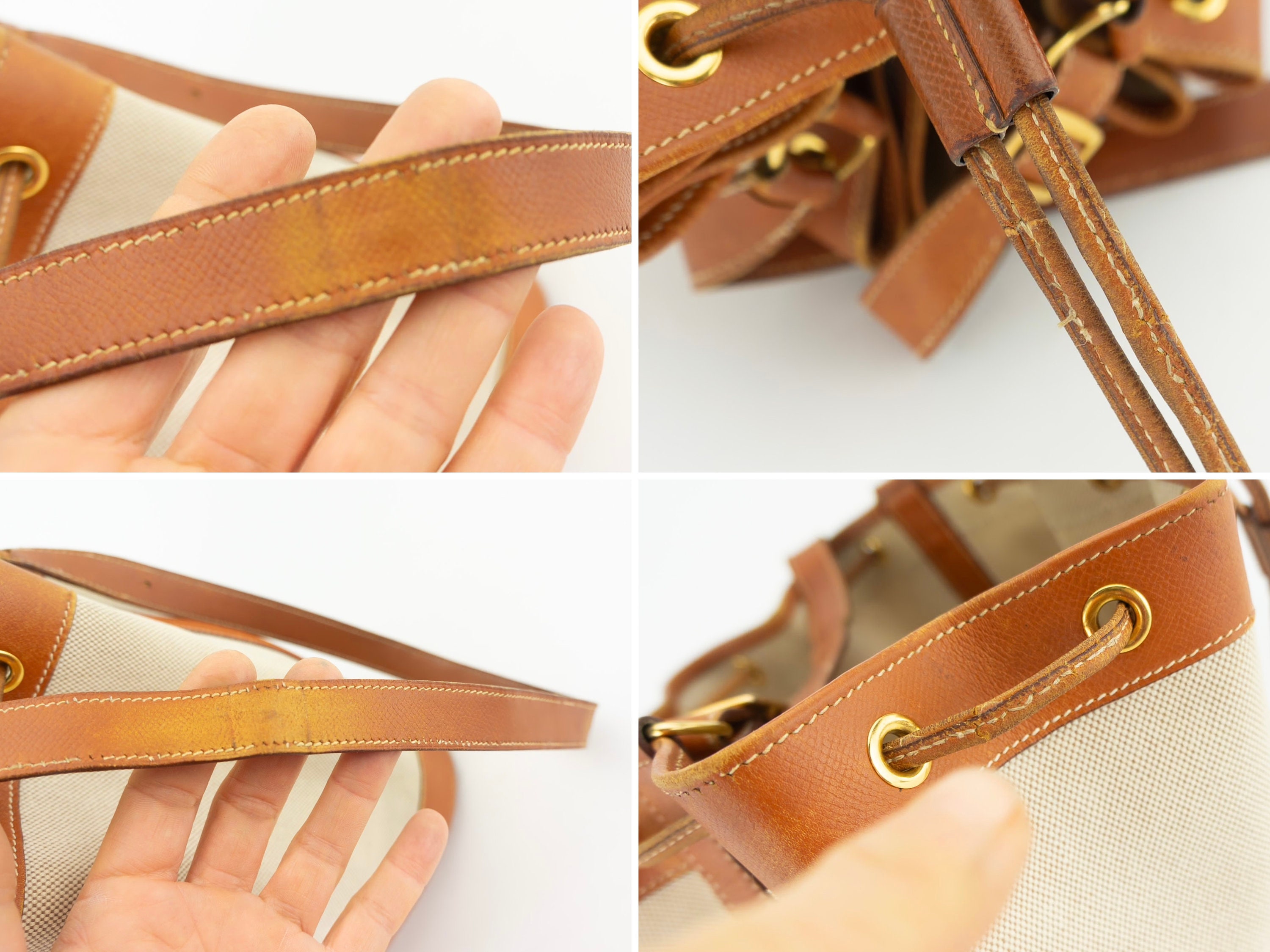 Hermes - Market | Vintage Shoulder Bag | 1980s | Beige