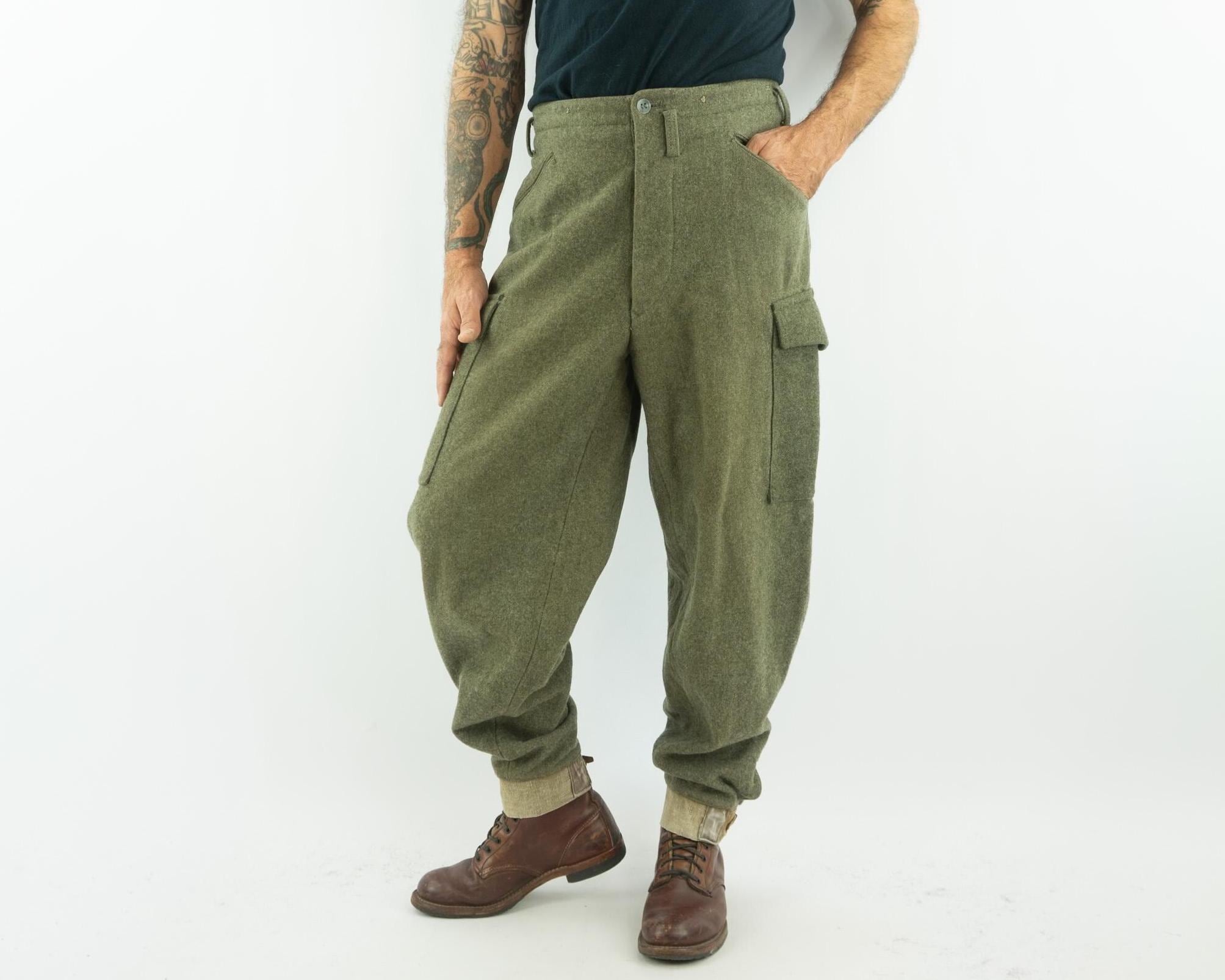Swedish Army Wool Trousers - Etsy
