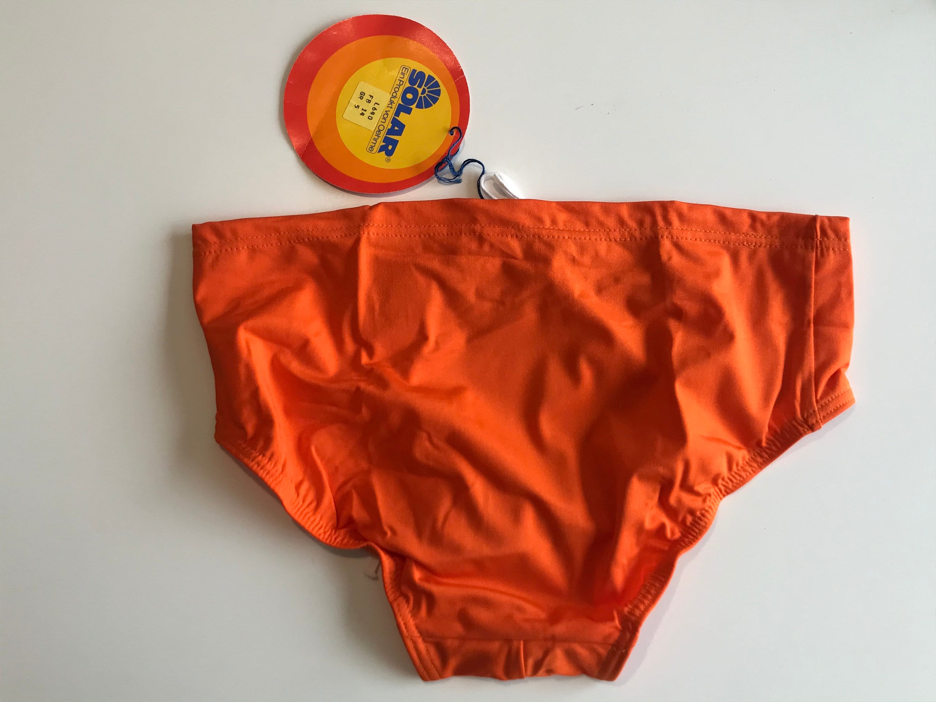 Maillot Cycliste Vintage 70/80 - Bouwman Deux-roues - Orange Acrylique - Taille M