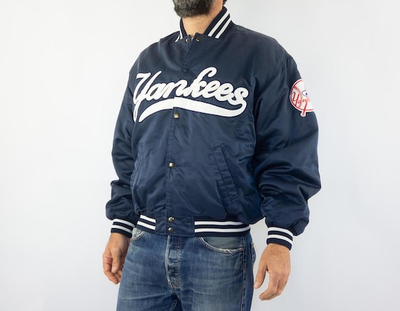 New York Yankees Vintage Baseball Jacket 1990s | Majestic, Blue