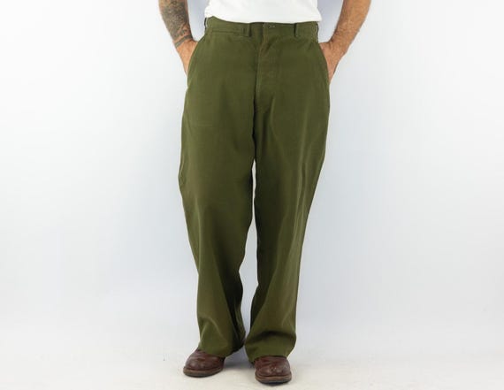 Vintage M-1951 Wool Field Trousers 1950s U.S. Army Korean War Military Pants Winter Wool Olive Green Made in USA Size M - Etsy Vintage M-1951 Wool Field Trousers 1950s U.S. Army Korean War Military Pants Winter Wool Olive Green Made in USA Size M - Etsy