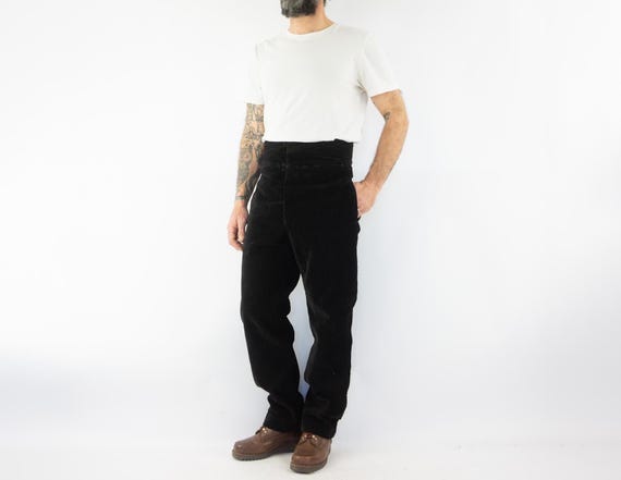 40s 50s ビンテージ フランス コーデュロイ ワークパンツ ブラック ヴィンテージ フレンチコーデュロイ ワークパンツ | 1940年代 ブラック