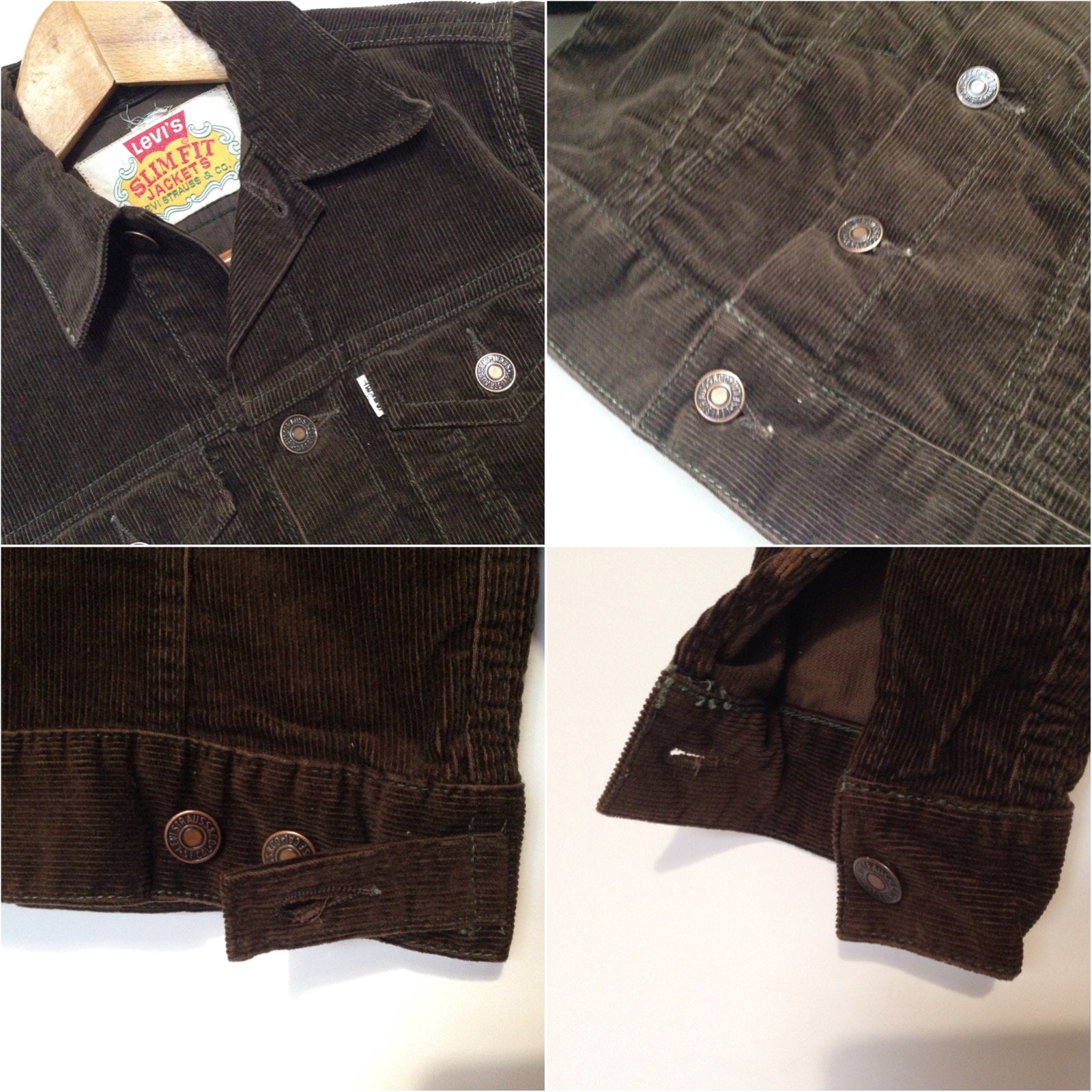Levi's Big E Vintage Corduroy Jacket 1970s - Etsy Canada