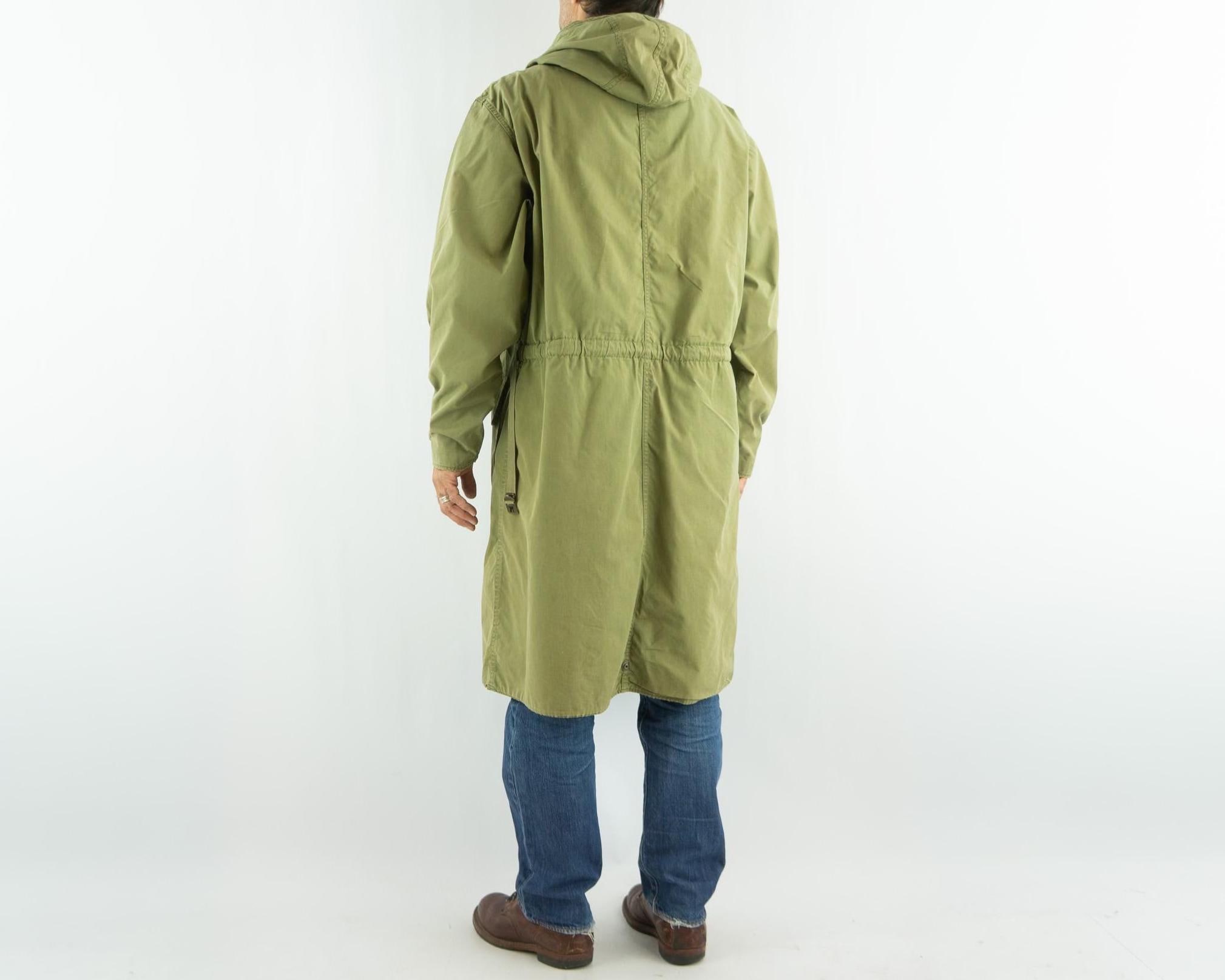 Vintage M42 Reversible Parka 1940s | Olive Green & White Military
