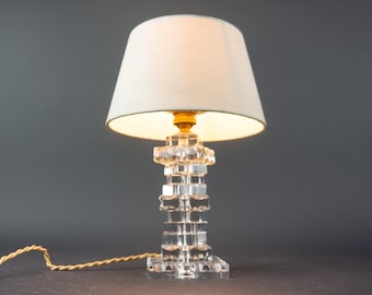 アンティーク　アールデコ調 カットガラステーブルランプ アンティーク アールデコ調 カットガラステーブルランプ アール・デコ