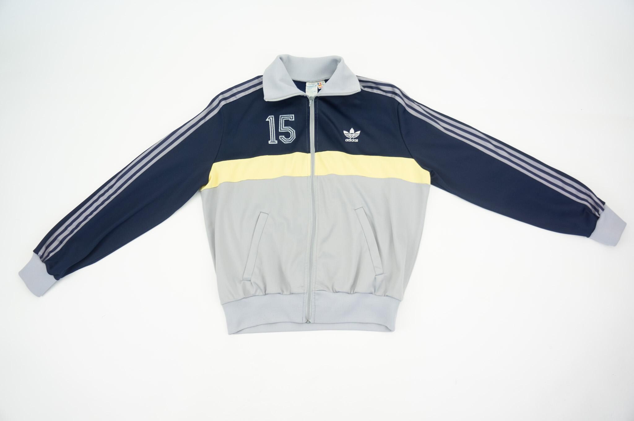 Vintage Adidas Ventex Track Jacket 1980s | 3 Stripes, Trefoil Logo