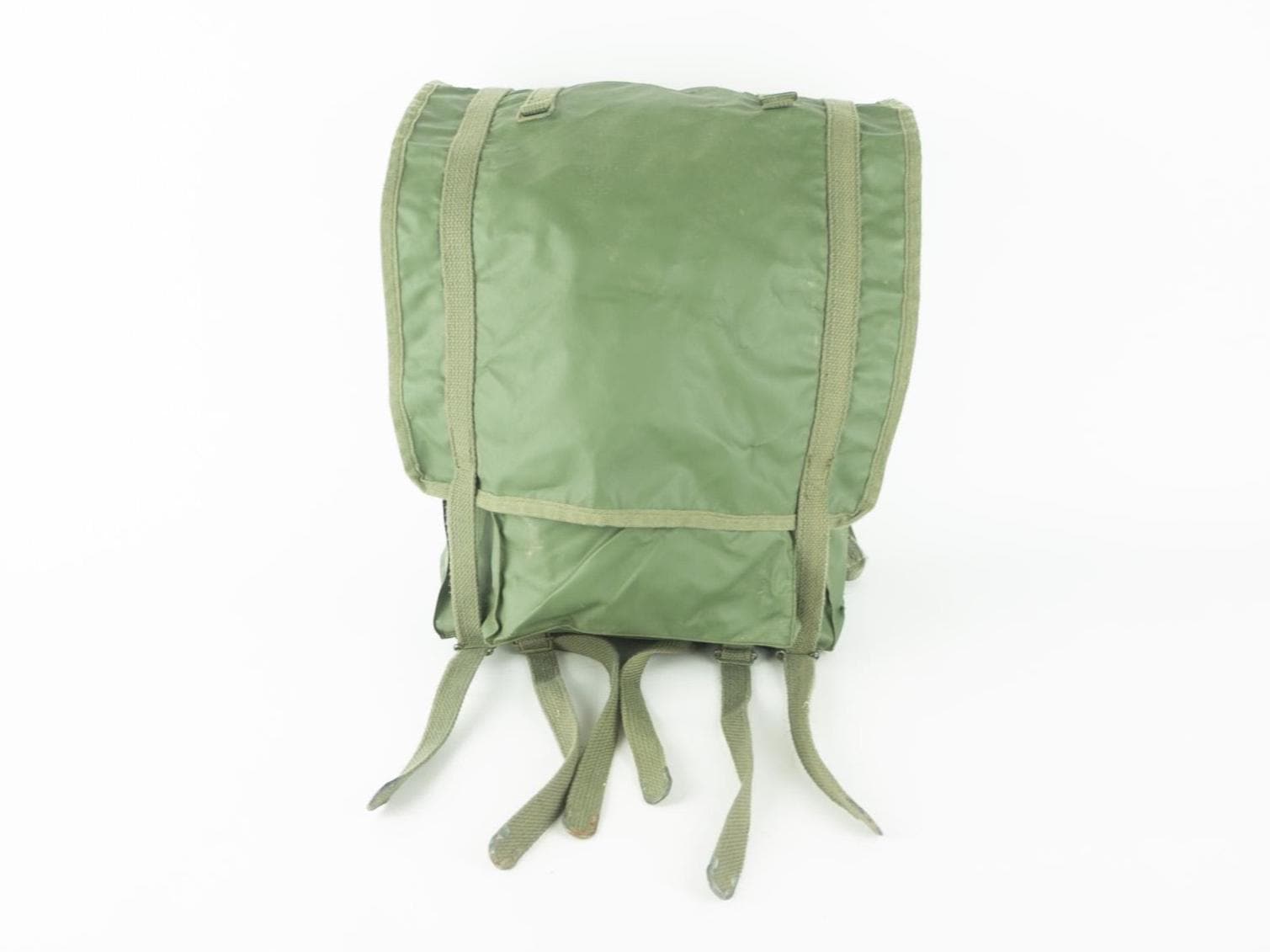 Vintage French Army Backpack 1980s | Small Waterproof Military 